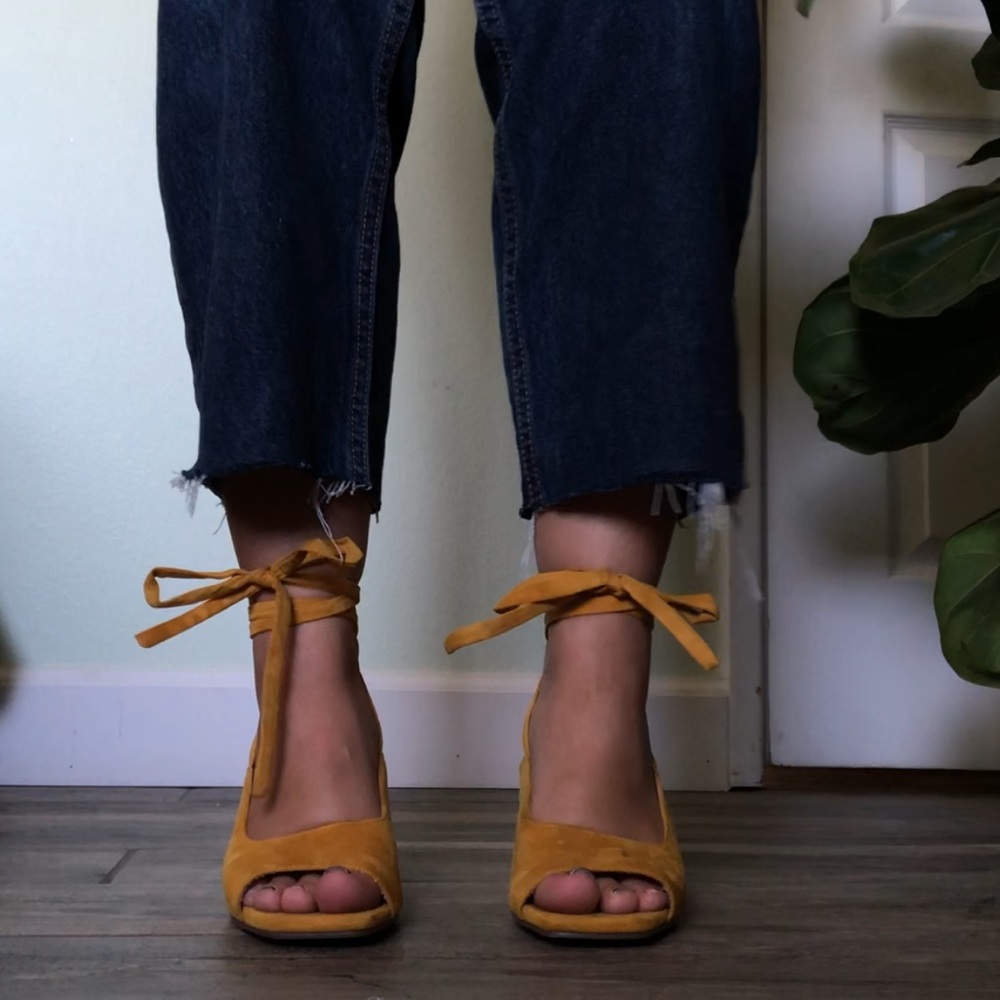 UO Lace Up Heeled Sandals